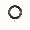 LINEA IDEAS WOOD - SET 8 ANELLI PER TENDA IN LEGNO COLORE NOCE : vendita online LINEA IDEAS WOOD - SET 8 ANELLI PER TENDA IN LEGNO COLORE NOCE in offerta