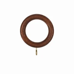 LINEA IDEAS WOOD - SET 8 ANELLI PER TENDA IN LEGNO COLORE CEDRO : vendita online LINEA IDEAS WOOD - SET 8 ANELLI PER TENDA IN LEGNO COLORE CEDRO in offerta