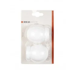LINEA IDEAS WOOD - SET 2 FINALI PER TENDA MOD. SFERA COLORE BIANCO: vendita online LINEA IDEAS WOOD - SET 2 FINALI PER TENDA MOD. SFERA COLORE BIANCO in offerta