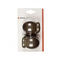 LINEA IDEAS WOOD - SET 2 FINALI PER TENDA MOD. SFERA COLORE NOCE: vendita online LINEA IDEAS WOOD - SET 2 FINALI PER TENDA MOD. SFERA COLORE NOCE in offerta