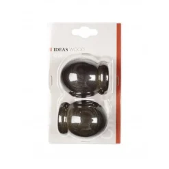 LINEA IDEAS WOOD - SET 2 FINALI PER TENDA MOD. SFERA COLORE FUMO: vendita online LINEA IDEAS WOOD - SET 2 FINALI PER TENDA MOD. SFERA COLORE FUMO in offerta