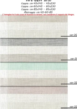 LINEA LEA - COPPIA TENDA DRITTA IN TESSUTO POLIESTERE 60X155CM VARIANTE 30: vendita online LINEA LEA - COPPIA TENDA DRITTA IN TESSUTO POLIESTERE 60X155CM VARIANTE 30 in offerta