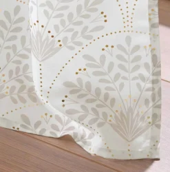 LINEA MAJESTIA - TENDA CON OCCHIELLI IN POLIESTERE 140X280 BIANCO CON DECORO: vendita online LINEA MAJESTIA - TENDA CON OCCHIELLI IN POLIESTERE 140X280 BIANCO CON DECORO in offerta