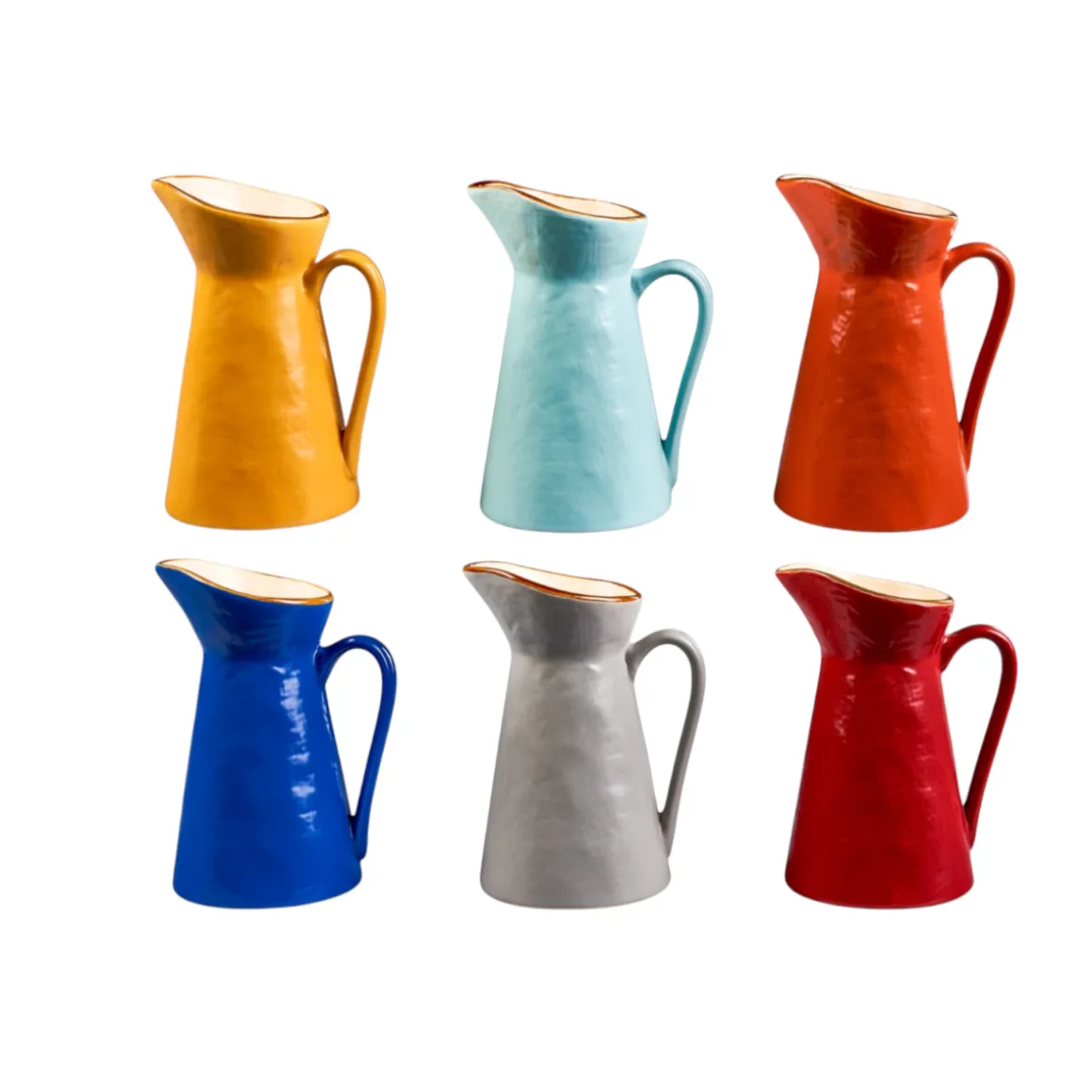 LINEA MEDITERRANEO - BRICCHETTO 220ML IN GRES 7X11CM H 13CM ASSORTITO