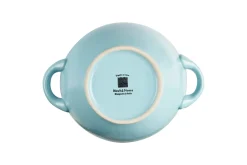 LINEA MEDITERRANEO - CIOTOLA ZUPPA 2 MANICI IN GRES TURCHESE 540ML