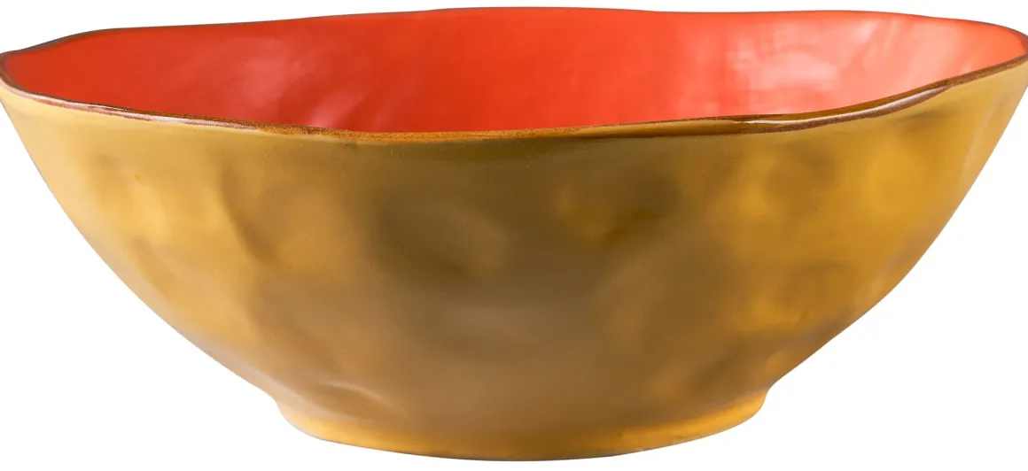 LINEA MEDITERRANEO - INSALATIERA MEDIA IN GRES DIAM 22.5CM H 8CM ASSORTITO
