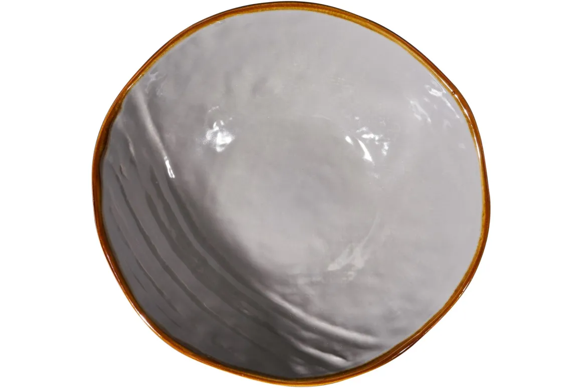 LINEA MEDITERRANEO - INSALATIERA GRANDE IN GRES DIAM 27CM H 11CM ASS.