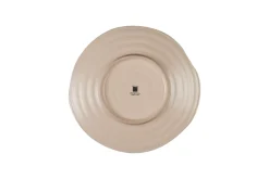 LINEA MEDITERRANEO - PIATTO DESSERT ROSSO CILIEGIA IN GRES D.20CM H 3CM