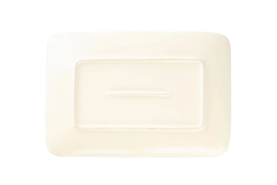 LINEA MEDITERRANEO - PIATTO RETTANGOLARE GRES GIALLO 27X19CM