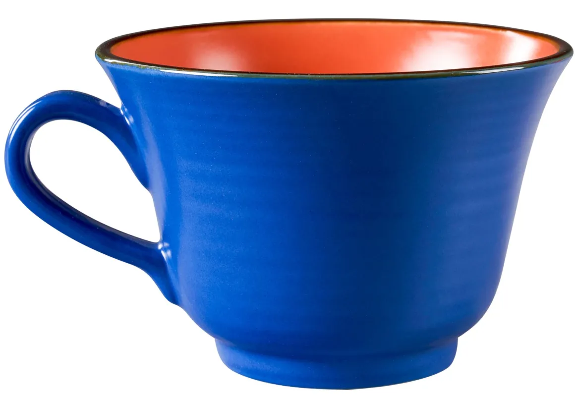 LINEA MEDITERRANEO - TAZZA COLAZIONE IN GRES 350ML ASSORTITO