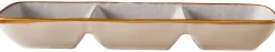 LINEA MEDITERRANEO - VASSOIO APERITIVO IN GRES 29X11CM H 4CM ASSORTITO