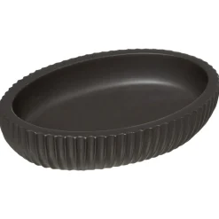 LINEA MODERN - PORTA SAPONE NERO E NATURALE