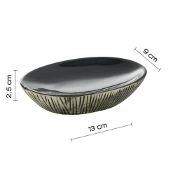 LINEA NAOMI - PORTA SAPONE NERO