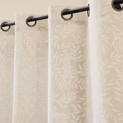 LINEA NAYA - TENDA CON OCCHIELLI IN POLICOTONE 140X280 NATURALE : vendita online LINEA NAYA - TENDA CON OCCHIELLI IN POLICOTONE 140X280 NATURALE in offerta