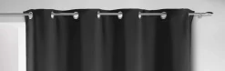 LINEA OCCULT - TENDA COPRENTE CON OCCHIELLI IN POLIESTERE UNITO 135X280CM CARBONE: vendita online LINEA OCCULT - TENDA COPRENTE CON OCCHIELLI IN POLIESTERE UNITO 135X280CM CARBONE in offerta