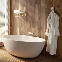 LINEA OUTLINE - APPENDINO 2 POSTI BIANCO MATT
