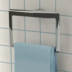 LINEA PIRENEI - PORTA ASCIUGAMANI ANELLO CROMO