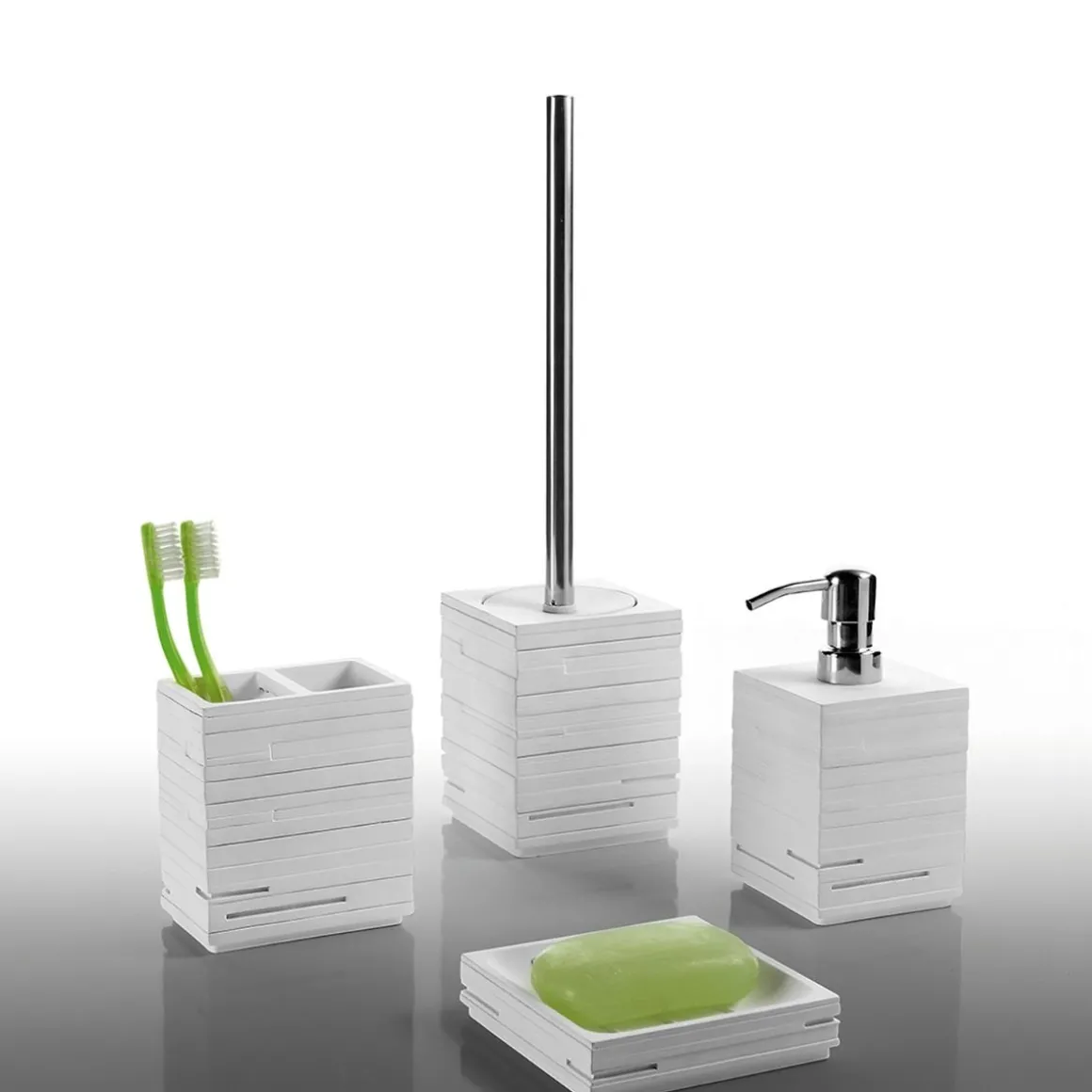 LINEA QUADROTTO - DOSASAPONE BIANCO