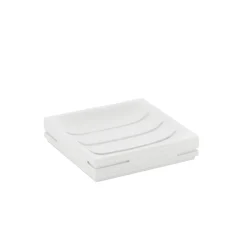 LINEA QUADROTTO - PORTA SAPONE BIANCO