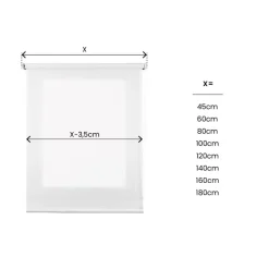 LINEA SOFT - TENDA A RULLO FILTRANTE BIANCO 100X250CM: vendita online LINEA SOFT - TENDA A RULLO FILTRANTE BIANCO 100X250CM in offerta