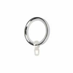 LINEA TENDENCIAS - SET 10 ANELLI PER TENDA IN METALLO CROMATO : vendita online LINEA TENDENCIAS - SET 10 ANELLI PER TENDA IN METALLO CROMATO in offerta