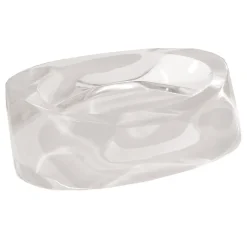 LINEA TWIST - PORTA SAPONE BIANCO