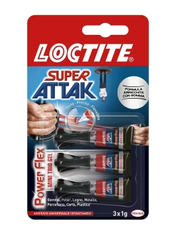 LOCTITE SUPER ATTAK POWER GEL MINI DOSI 3 TUBETTI DA 1gr: vendita online LOCTITE SUPER ATTAK POWER GEL MINI DOSI 3 TUBETTI DA 1gr in offerta