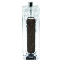 MACINA PEPE COMO IN ACRILICO TRASPARENTE H. 14.5CM