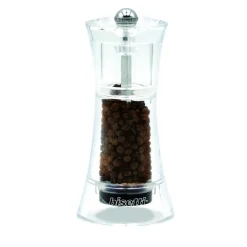 MACINA PEPE VERONA IN ACRILICO TRASPARENTE H. 13CM