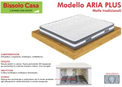Materasso Matrimoniale a Molle: Materasso con Fibra Anallergica