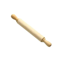 MATTARELLO PER PIZZA GIREVOLE IN LEGNO 25CM