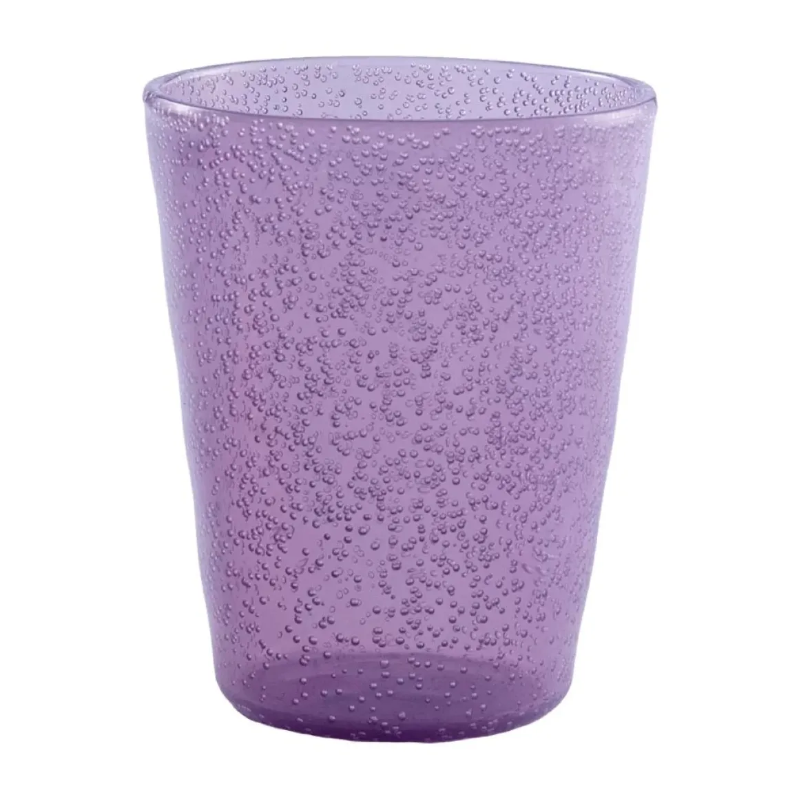 MEMENTO - BICCHIERE ACQUA IN VETRO MAUVE 30CL