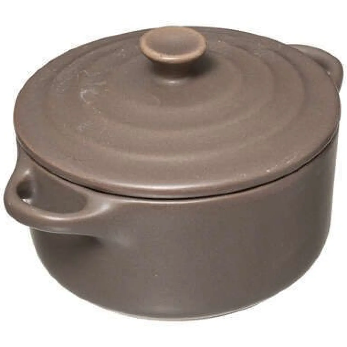 MINI CASSERUOLA 2 MANICI IN GRES DIAM. 10CM ASSORTITO