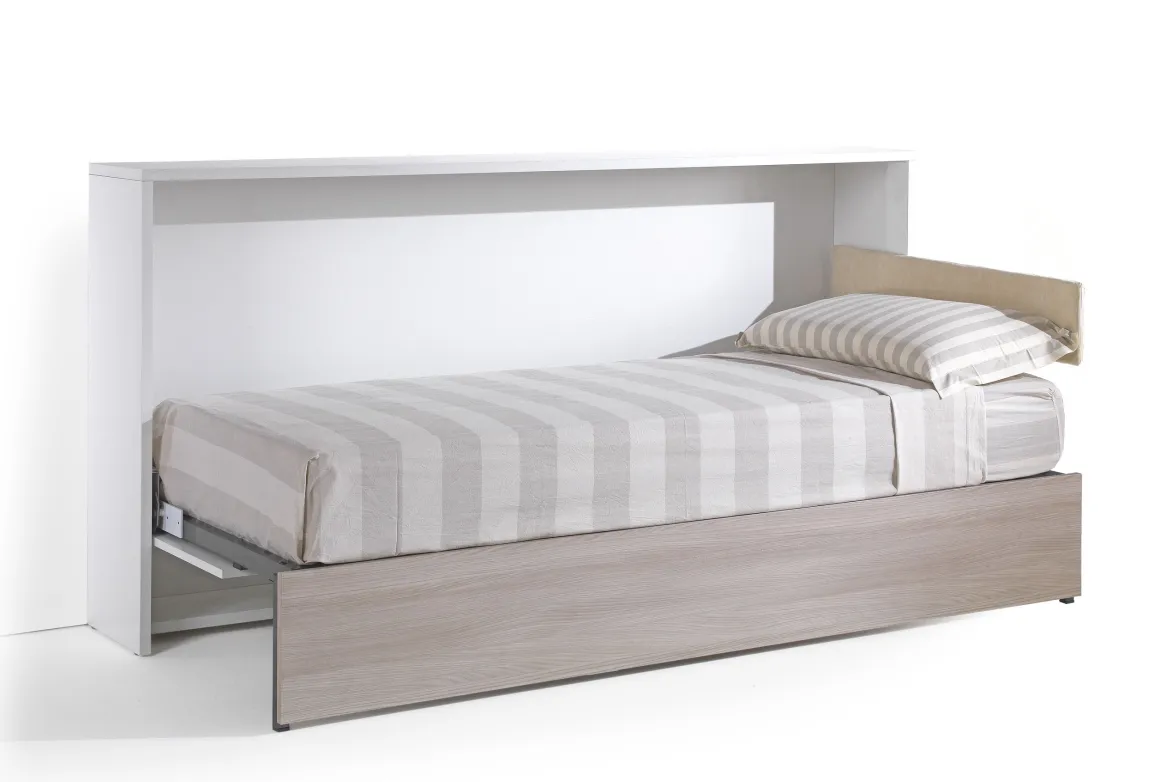 Mobile con Letto Singolo a Scomparsa: mobile a giorno con letto incluso