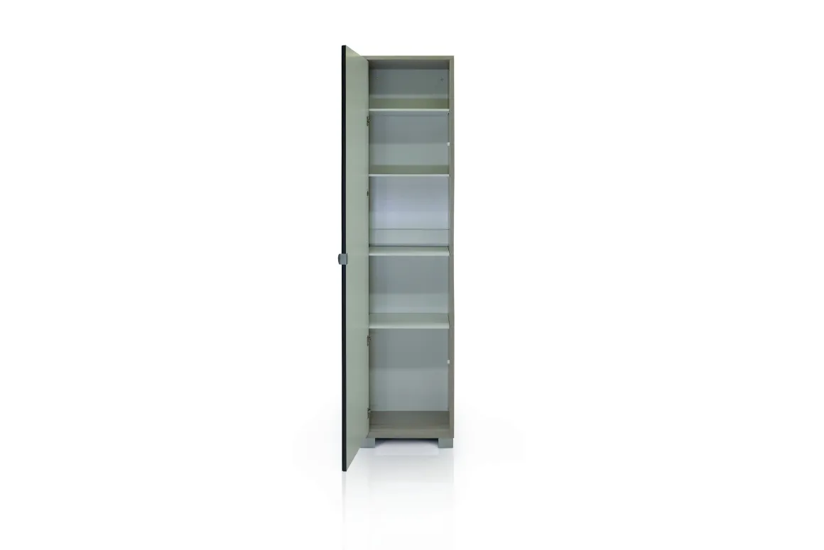Mobile a colonna in offerta: colonna finitura olmo ad una anta a specchio 190cm