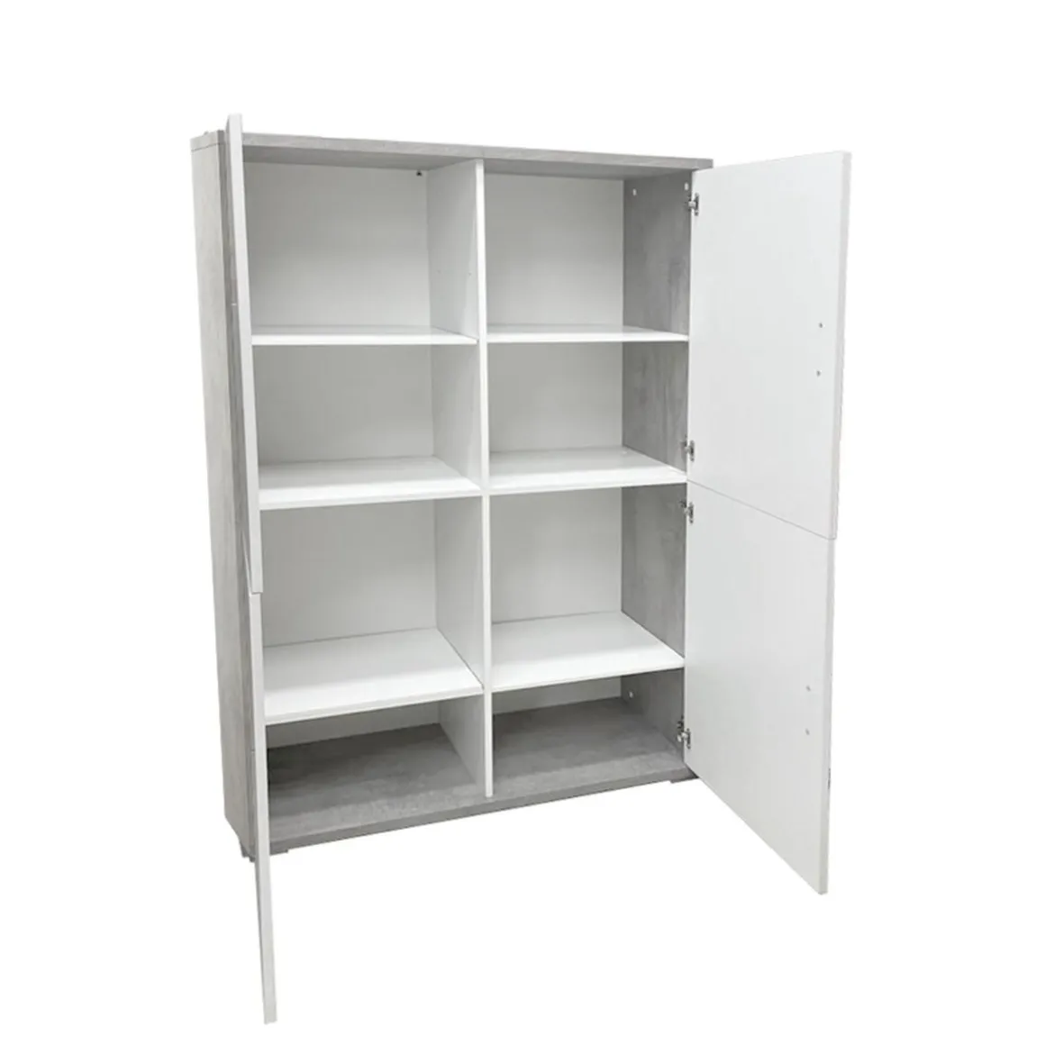 MOBILE MOD. DOUBLE 4A CEMENTO E OSSIDO BIANCO : vendita online MOBILE MOD. DOUBLE 4A CEMENTO E OSSIDO BIANCO in offerta