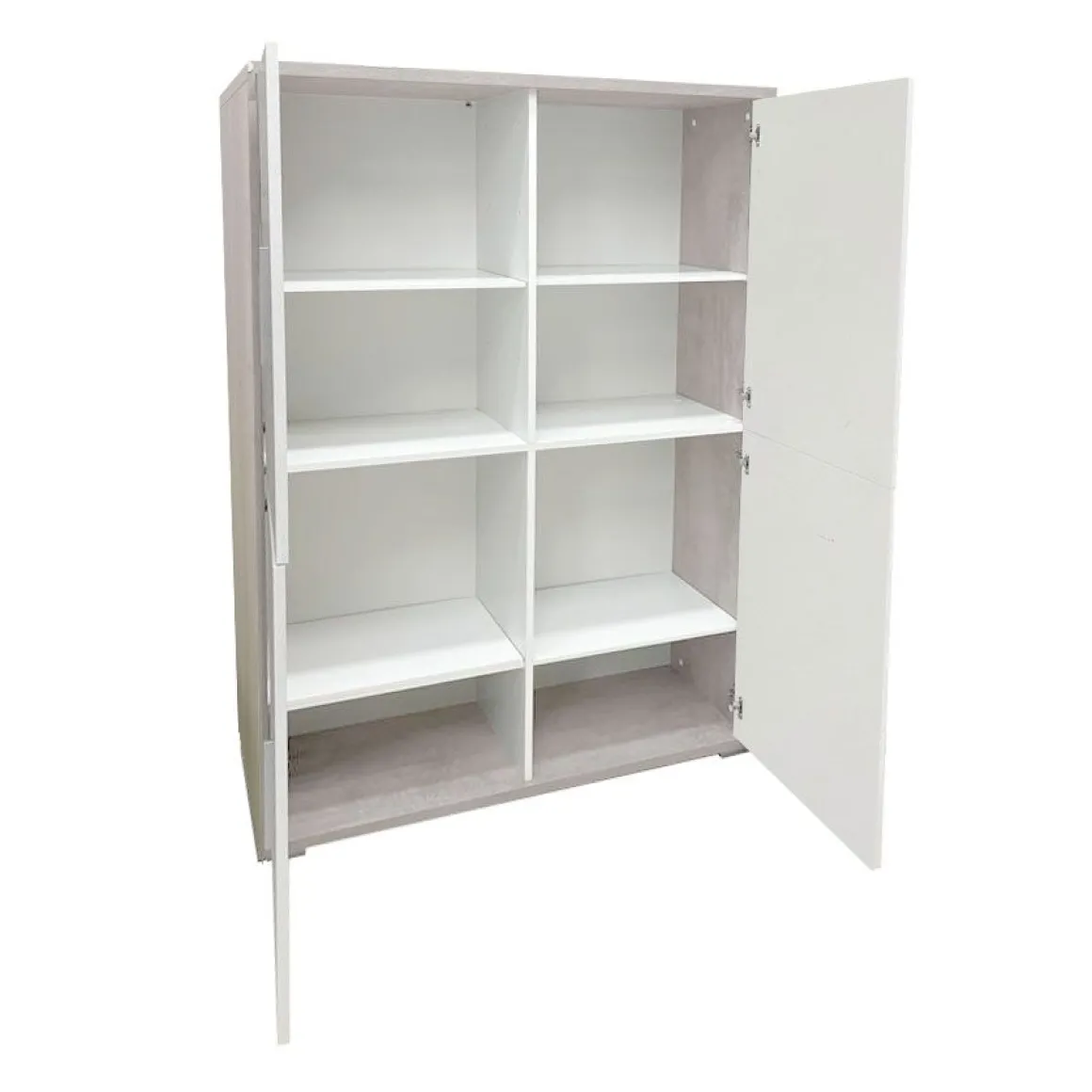 MOBILE MOD. QUADRANTE CM 107X41 H. 162 OLMO E BIANCO FIAMMATO: vendita online MOBILE MOD. QUADRANTE CM 107X41 H. 162 OLMO E BIANCO FIAMMATO in offerta