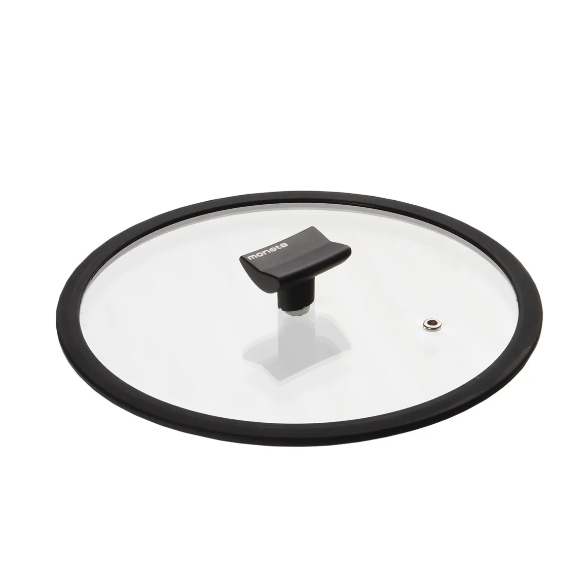 MONETA - COPERCHIO IN VETRO TEMPERATO E SILICONE DIAM. 24