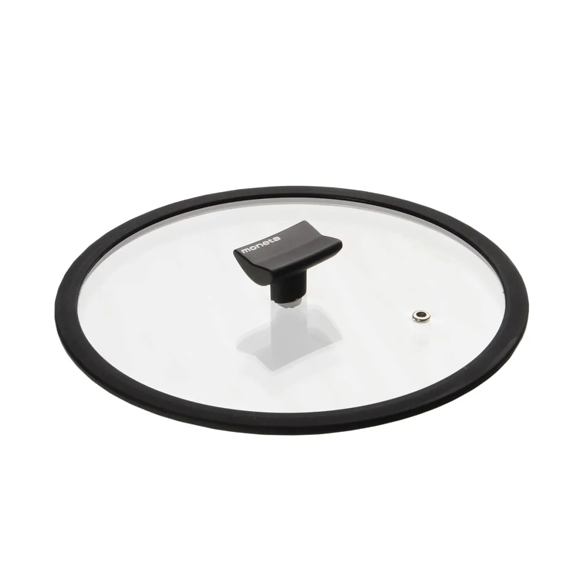 MONETA - COPERCHIO IN VETRO TEMPERATO E SILICONE DIAM. 30