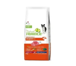 NATURAL TRAINER ADULTO MEDIUM MANZO 12KG: vendita online NATURAL TRAINER ADULTO MEDIUM MANZO 12KG in offerta