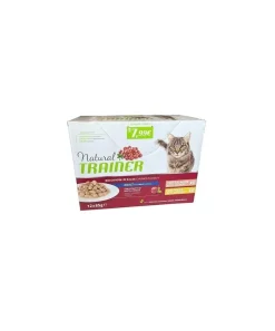 NATURAL TRAINER CAT ADULTO SALMONE/POLLO UMIDO 12X85GR: vendita online NATURAL TRAINER CAT ADULTO SALMONE/POLLO UMIDO 12X85GR in offerta