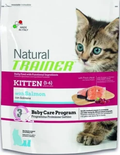 NATURAL TRAINER CAT KITTEN SALMONE GR 300: vendita online NATURAL TRAINER CAT KITTEN SALMONE GR 300 in offerta