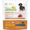 NATURAL TRAINER DOG ADULTO SMALL & TOY SENSITIVE AGNELLO E CEREALI INTEGRALI KG 0.8: vendita online NATURAL TRAINER DOG ADULTO SMALL & TOY SENSITIVE AGNELLO E CEREALI INTEGRALI KG 0.8 in offerta