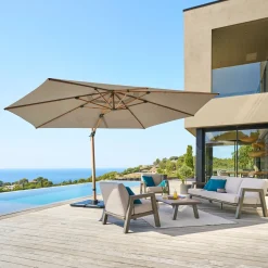 OMBRELLONE A BRACCIO MOD. TIKEO MT 4,2X3 GRIGIO : vendita online OMBRELLONE A BRACCIO MOD. TIKEO MT 4,2X3 GRIGIO in offerta