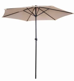Ombrellone bianco da giardino in alluminio con manovella: ombrelloni a prezzi bassi