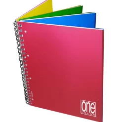 ONE COLOR - QUADERNO AD ANELLI 4X4 120+4 FOGLI A4+ QUADRETTI ASSORTITO: vendita online ONE COLOR - QUADERNO AD ANELLI 4X4 120+4 FOGLI A4+ QUADRETTI ASSORTITO in offerta