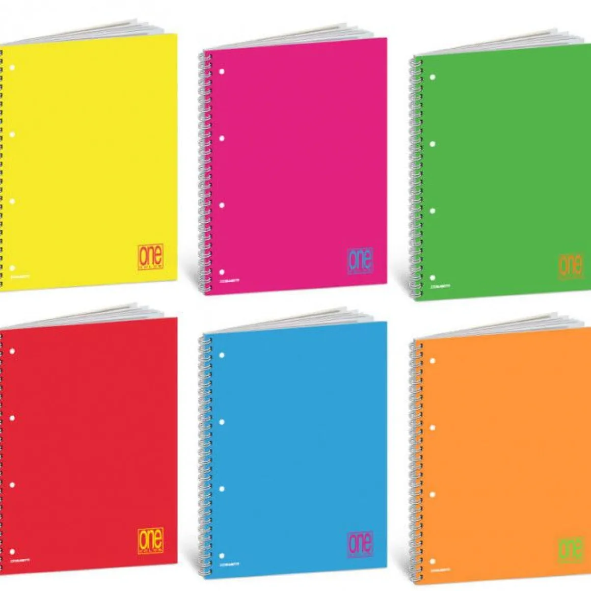 ONE COLOR - QUADERNO AD ANELLI FLUO 60 FOGLI A4+ RIGHE ASS.: vendita online ONE COLOR - QUADERNO AD ANELLI FLUO 60 FOGLI A4+ RIGHE ASS. in offerta