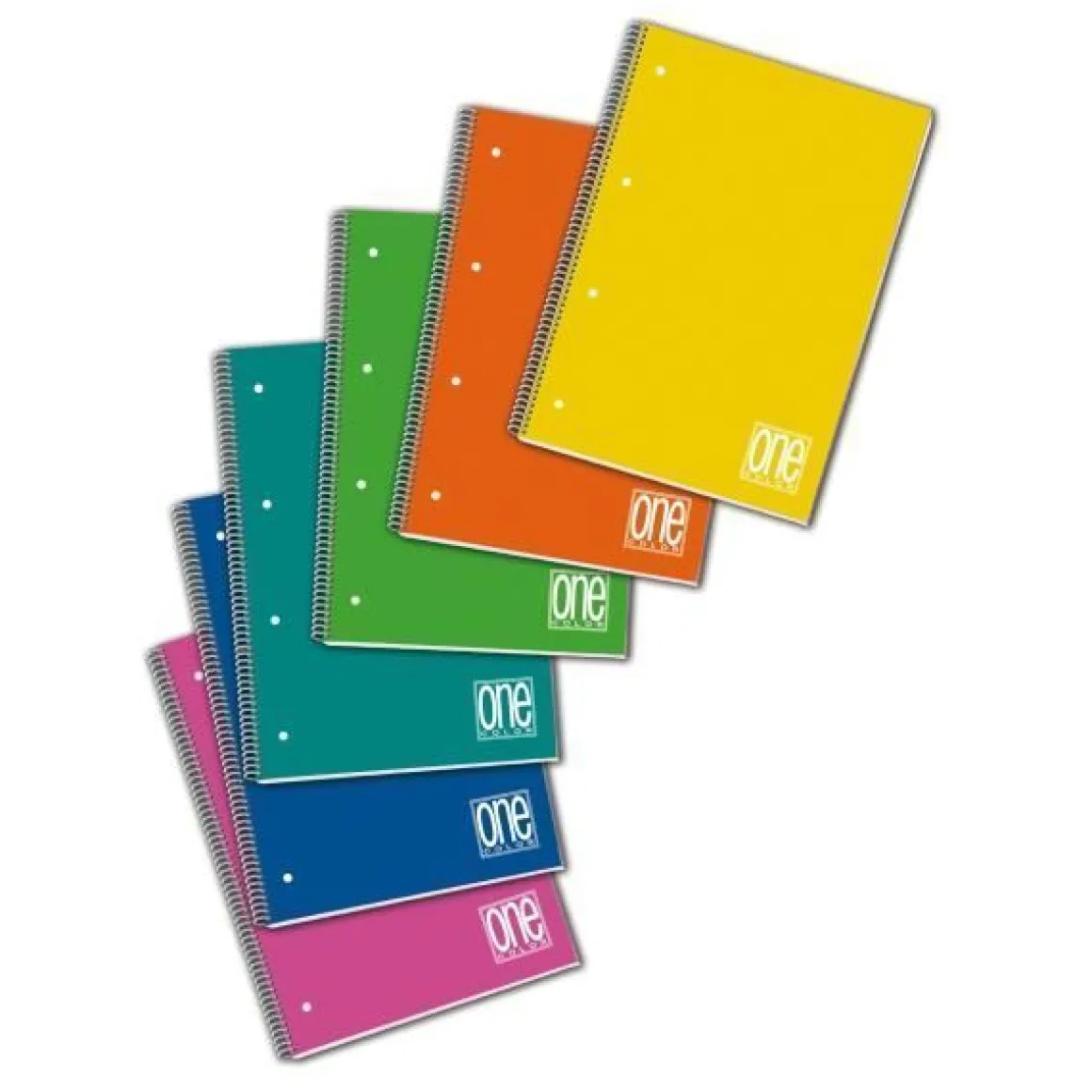 ONE COLOR - QUADERNO AD ANELLI 80+1 FOGLI A4+ RIGHE ASSORTITO: vendita online ONE COLOR - QUADERNO AD ANELLI 80+1 FOGLI A4+ RIGHE ASSORTITO in offerta