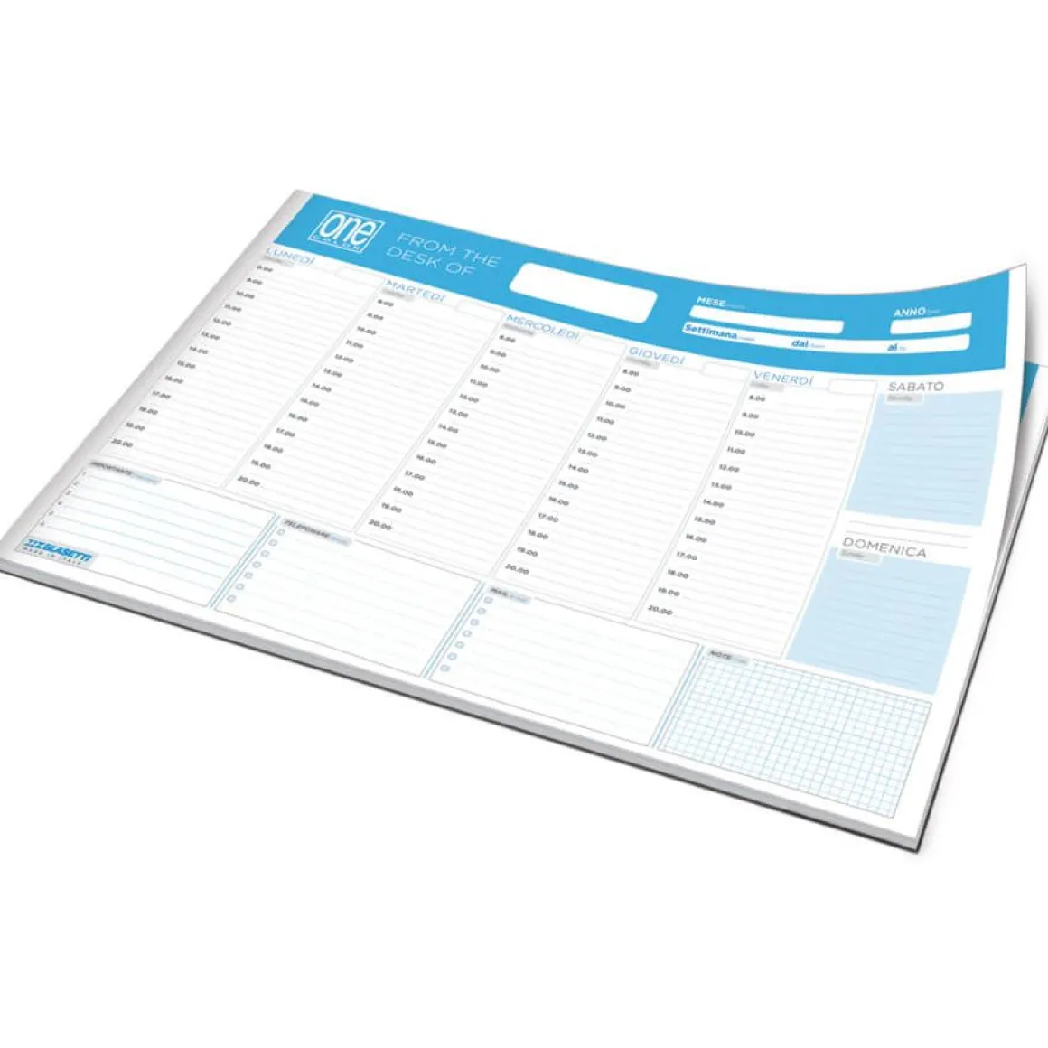 ONE COLOR - WEEKLY PLANNER SETTIMANALE 60 FOGLI A3 : vendita online ONE COLOR - WEEKLY PLANNER SETTIMANALE 60 FOGLI A3 in offerta