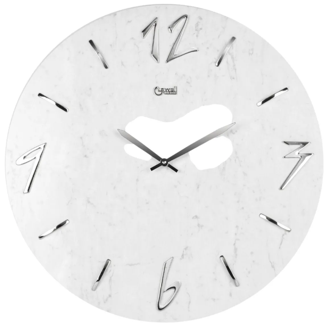 OROLOGIO DA PARETE AL QUARZO EFFETTO MARMO DI CARRARA DIAM. 50CM: vendita online OROLOGIO DA PARETE AL QUARZO EFFETTO MARMO DI CARRARA DIAM. 50CM in offerta